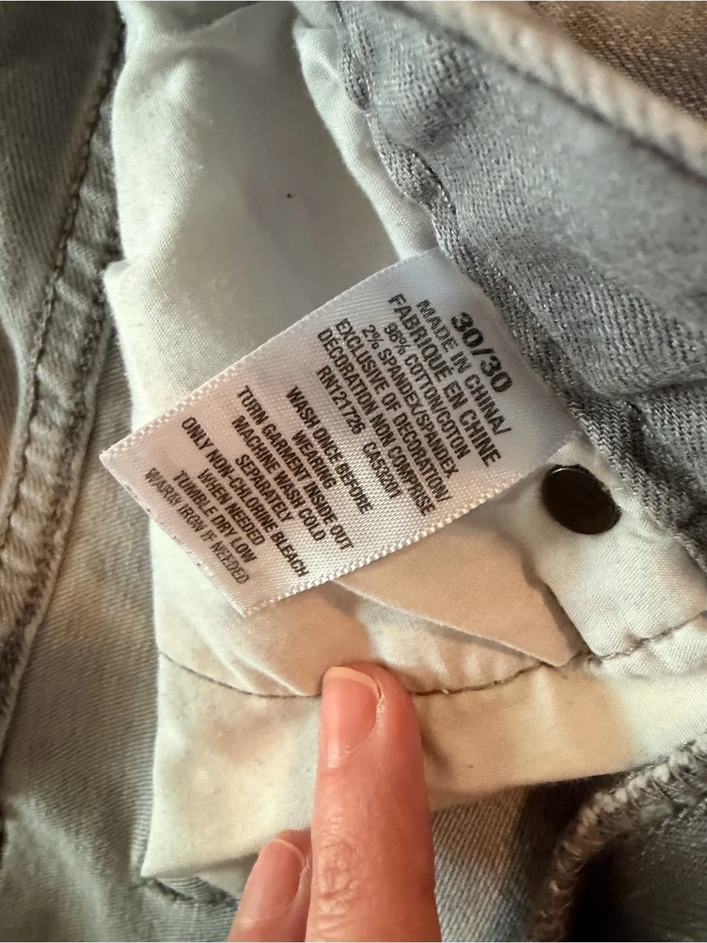 Abercrombie & Fitch Men's Light Beige Slim Jeans